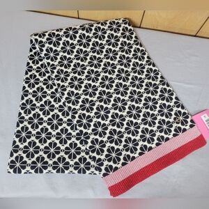 Kate Spade New York Spade Flower Stripe Knit Scarf